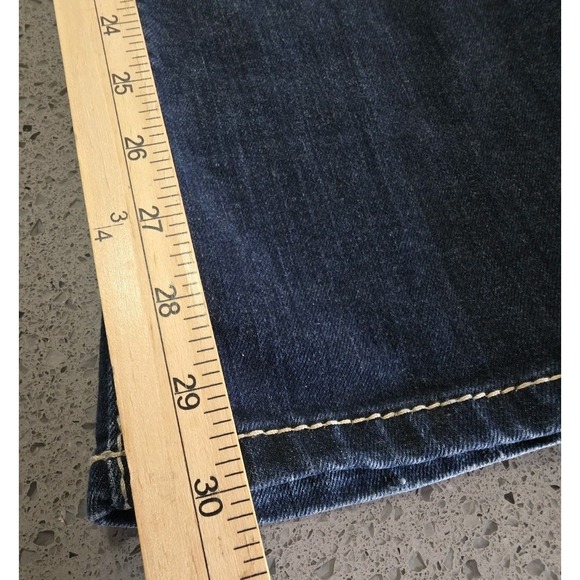 Ariat Ruby Denim Jeans Women 26x30 Thick Stitch Embellished Western Boot Cut - Picture 13 of 15